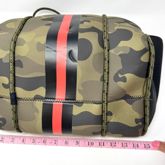 Haute Shore Greyson Soho Neoprene Tote Camouflage with Red stripe - Picture 12 of 16